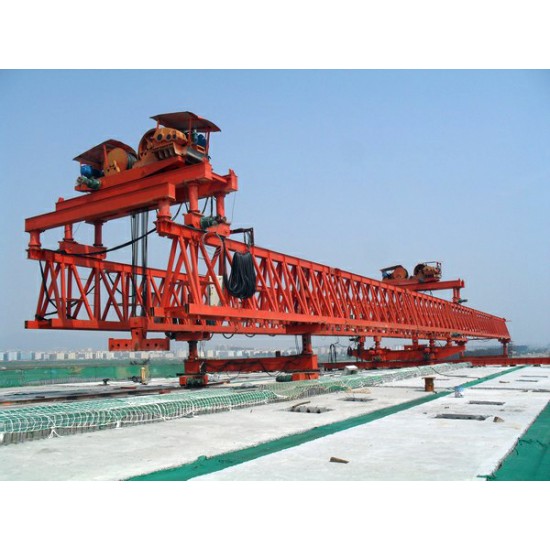 Bridge girder erection machine